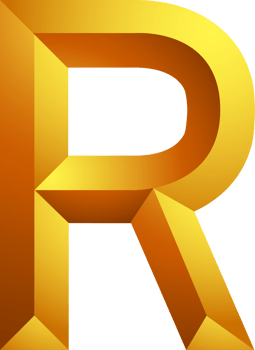 Alphabet gold colour style png