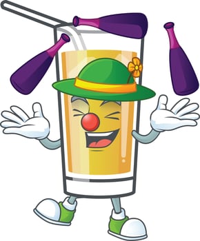 Cartoon Sweet Apple Cider Vector
