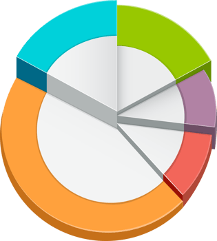 Infographic color icon png