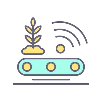 Conveyor Vector Icon