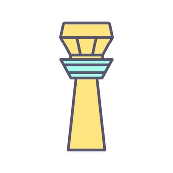 Control Tower Vector Icon