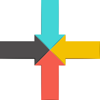 Arrows infographic template background png