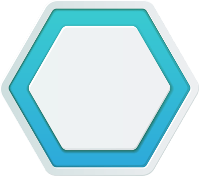 3d hexagon button png