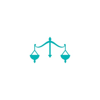 law firm logo template vector design