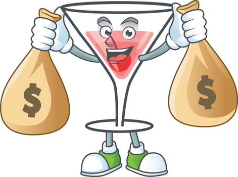 Cocktail Sweet Cartoon Character vector