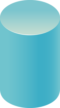 cylinder color container design png