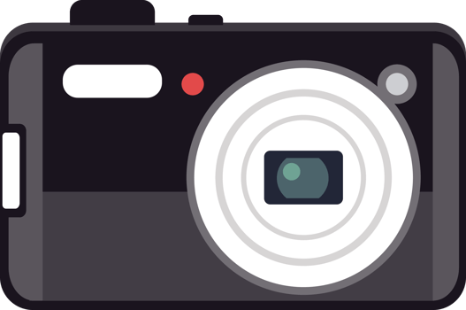 camera flat illustration png