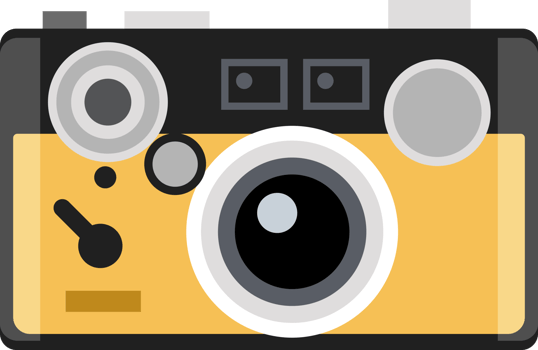 camera flat illustration png
