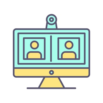 Videocall Vector Icon