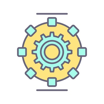 Automated Process Vector Icon