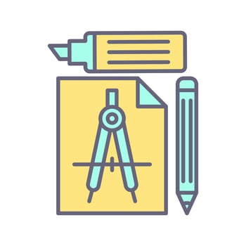 Study Tools Vector Icon