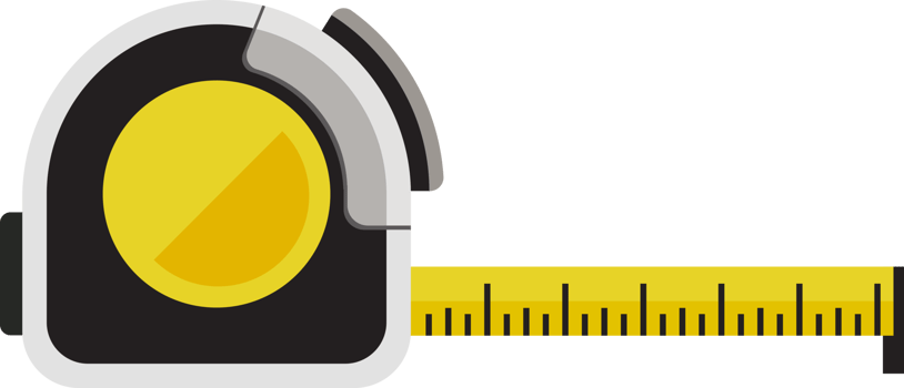 tape measure flat color png