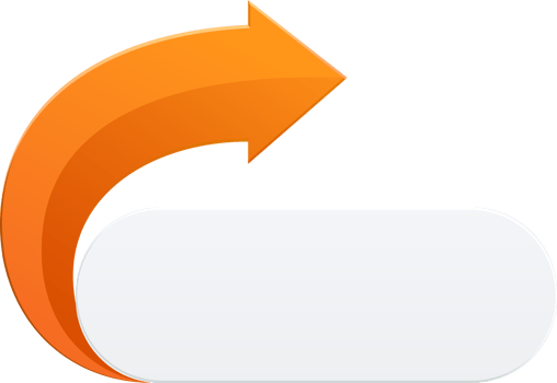 arrow banner color template png