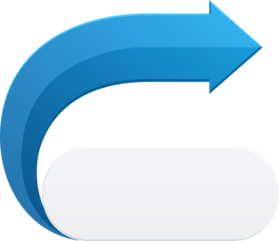 arrow banner color template png