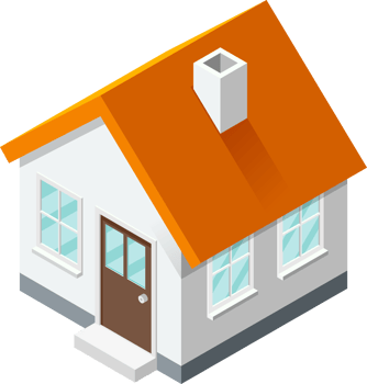 house flat color png