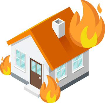 house flat color png