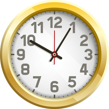 Clock time icon png