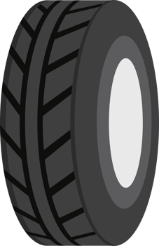 car wheel flat icon png