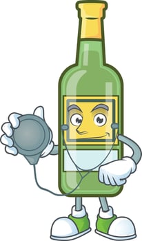 Cartoon Whiskey Bottle vector