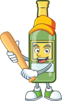 Cartoon Whiskey Bottle vector