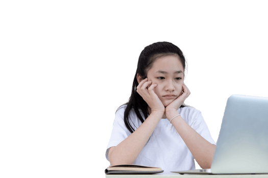 Study online via laptop png