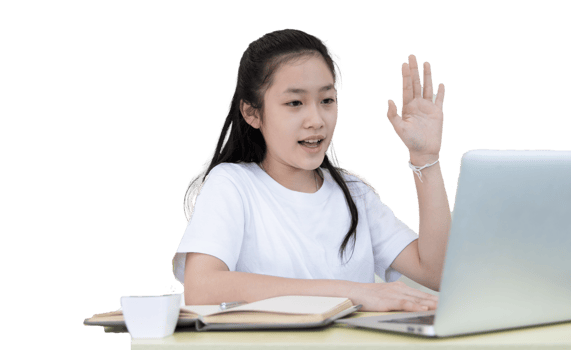 Study online via laptop png