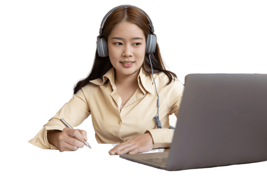 Study online via laptop png