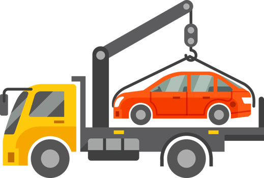 Truck maintenance services flat icon png