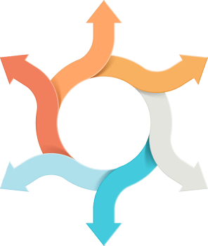 arrow infographics element png