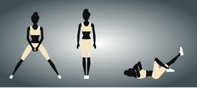 Fitness, Gym, Yoga,Workout vector