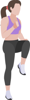 woman workout exercise png