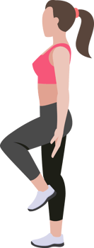 woman workout exercise png