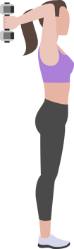 woman workout exercise png