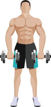 man workout exercise png