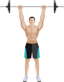 man workout exercise png