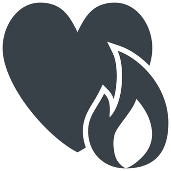 aspiration glyph style icon vector