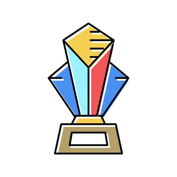 award championship color icon vector illustration