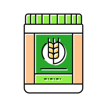 grass juice barley color icon vector illustration