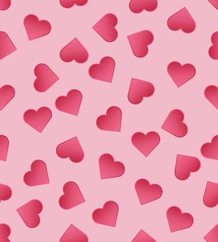 Heart pink Pattern, Heart Love Cards.  Heart wallpaper love romance and wedding symbols. vector