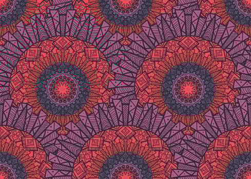 Mandala Seamless Pattern vector