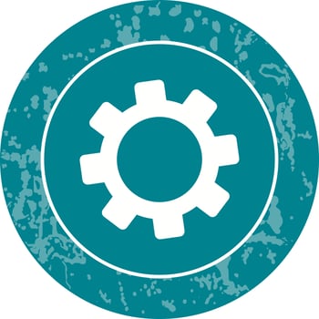 Cogwheel Unique Vector Icon