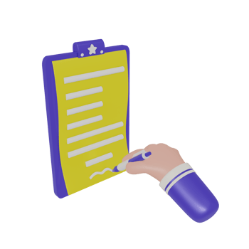 3D Signature Icon with transparent background, perfect for template design, UI or UX and more. png