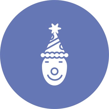 Clown Vector Icon