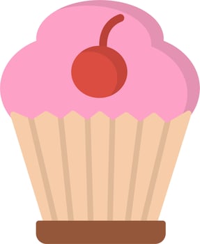 Cupcake Vector Icon