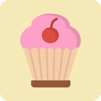 Cupcake Vector Icon