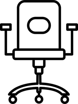 Office Chair Vector Icon