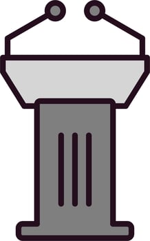Podium Vector Icon
