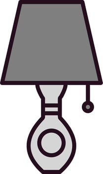 Table Lamp Vector Icon