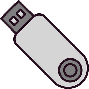 USB Storage Vector Icon