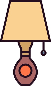 Table Lamp Vector Icon